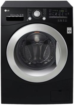 LG FH2A8TDN8 8KG 1200 Spin - Washing Machine - Black